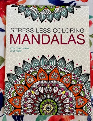 Stress Less Coloring Mandalas Adult Coloring Book- Free your Mind and Relax