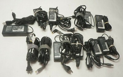 (11) OEM Lenovo 120/90/65W Mixed Model Laptop Power Supply Adapter - Round Tip