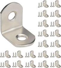 20 Stücke Regalbodenträger, Metallwinkel, Einlegeboden Halter 20X20Mm, Winkelver