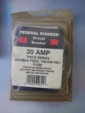 FEDERAL PIONEER FPE  30 AMP 2 POLE Stab-Lok TYPE NA Circuit Breaker