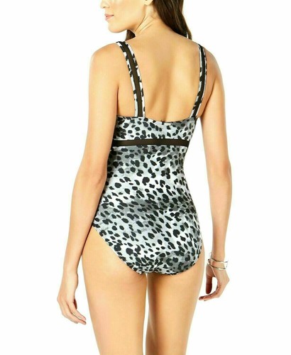dkny leopard swimsuit