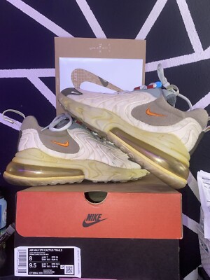 Size 8 - Nike Air Max 270 React ENG x Travis Scott Low Cactus Trails