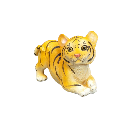 Small Bengal Tiger Figurine Wild Cat Collectible Statue 2.5" Tall C eBay