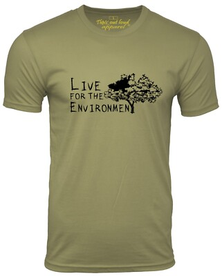 #ad #ad Live For The Environment T shirt Environmental Tee $20.98