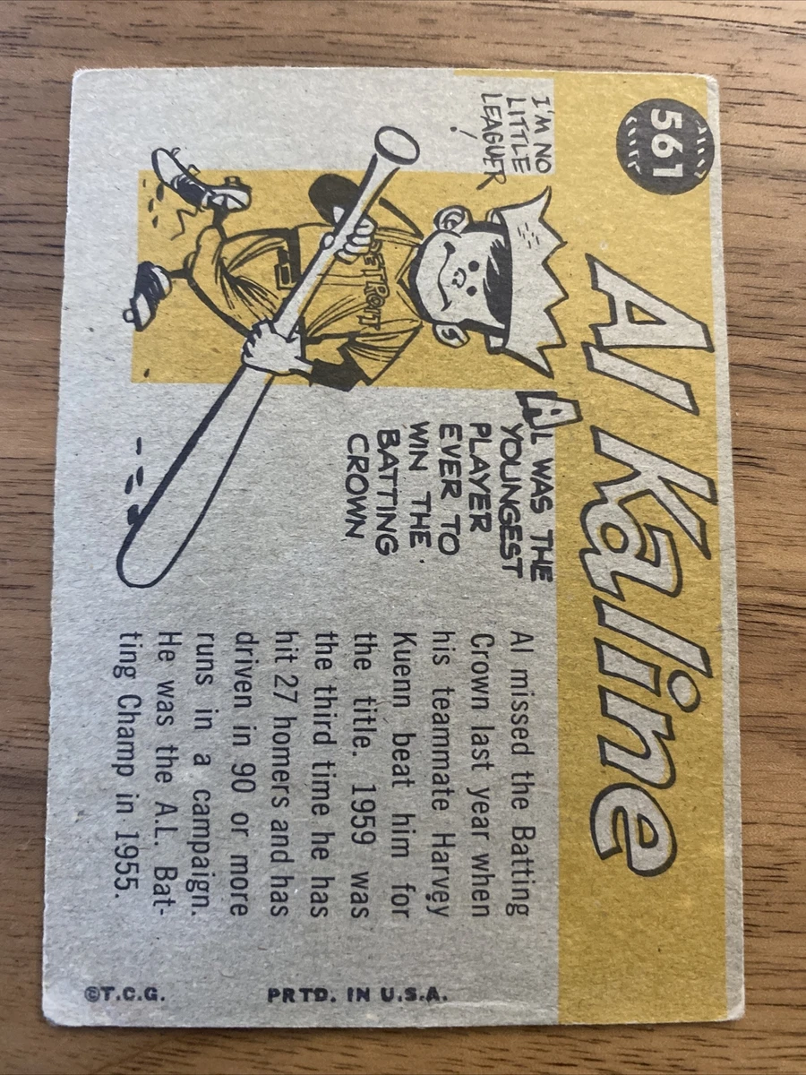 1960 Topps Al Kaline All-Star #561 VG | eBay