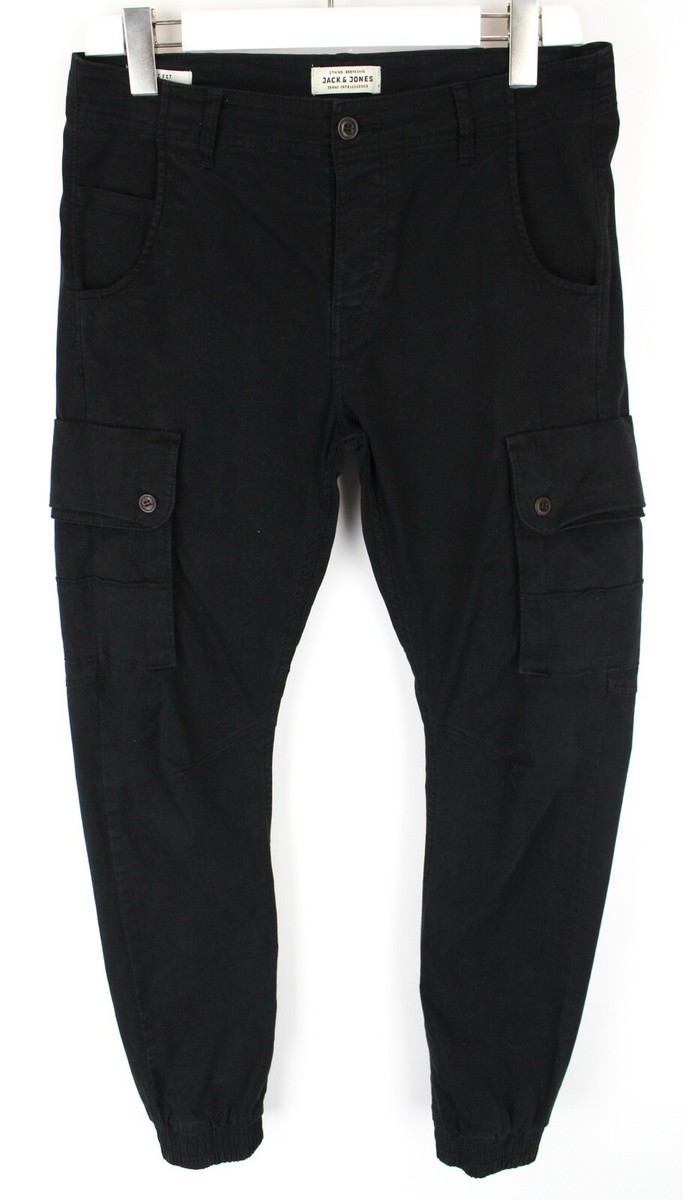 JACK & JONES Anti Fit Trousers Men's W30/L34 Ankle Length Button