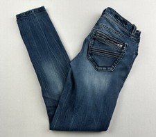 Miss Me Signature Skinny Jeans Zip Pockets Low Rise JE8801S4R Women's 26x30