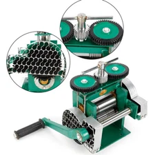 Rolling Mill Machine Rollers Metal Wire Flat Jewelry Tool Manual Combination USA