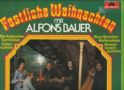 Alfons Bauer Festliche Weihnachten (1979)  [LP Polydor ]