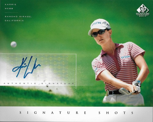 Karrie Webb Signed 8x10 2004 SP Combined Shipping