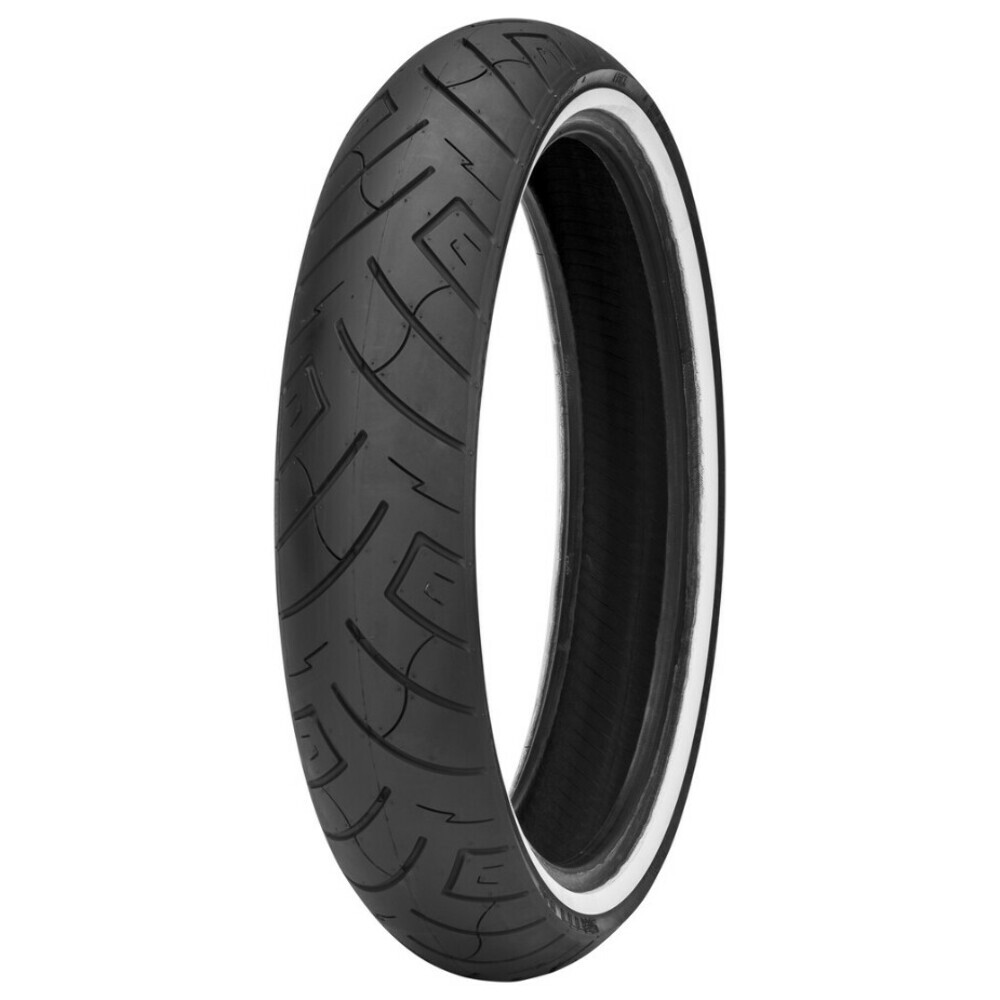 Shinko SR777 130/70 B18 69H Front Whitewall Tire Heavy Duty