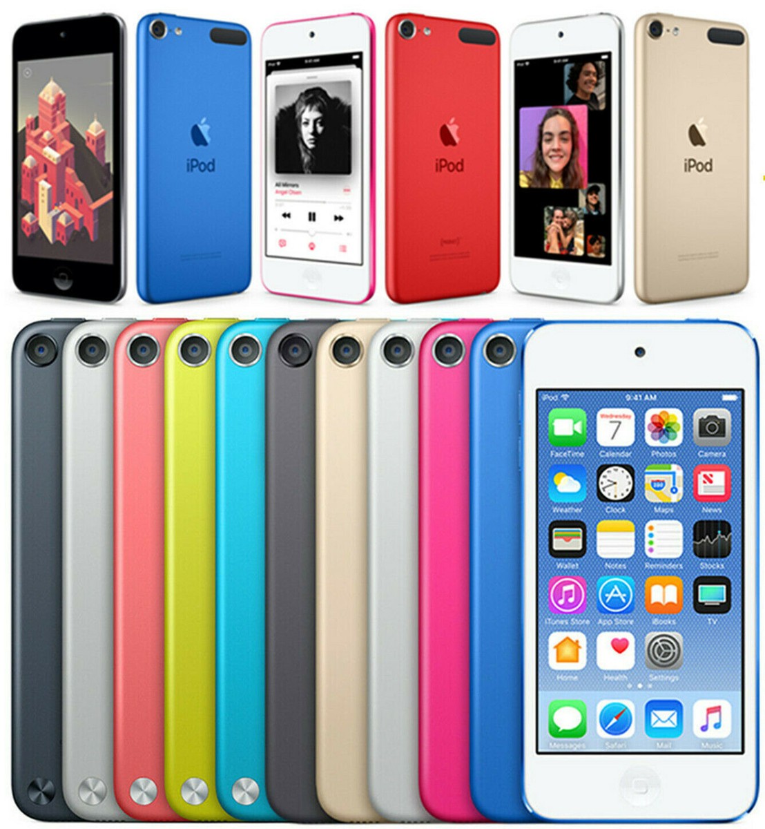 Apple iPod Touch 5, 6, 7th Gen (16GB 32GB 64GB 128GB 256GB) MP4