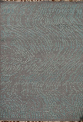 Contemporary Handmade Wool Moroccan Abstract Area Rug 8x10 Living Room Carpet