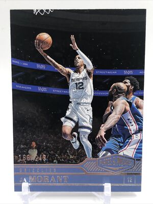 JA MORANT 2022-23 PANINI CHRONICLES PLATES & PATCHES /249 MEMPHIS GRIZZLIES