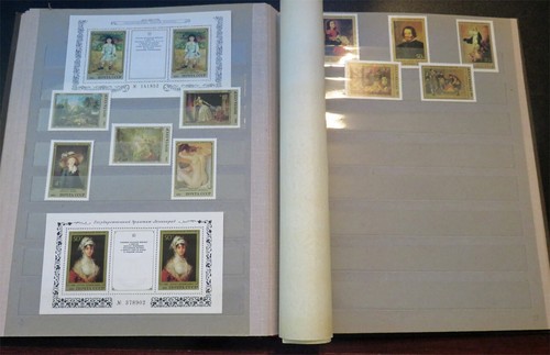 USSR Russia Soviet era stamps blocks collection Album Philatelic - Picture 6 of 11