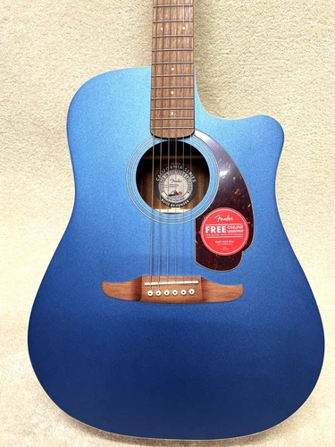 Fender California Redondo Player Acoustic-Electric Mfg  2024 MINT CONDITION BLUE