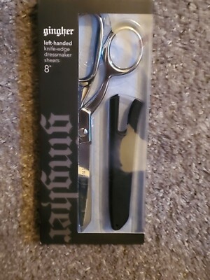 Gingher Left-Handed Knife-Edge Dressmaker Shears 8''