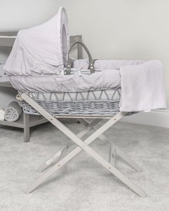 grey moses basket sheets