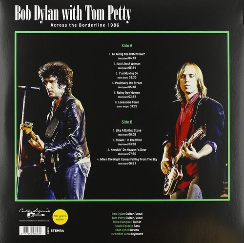 Bob Dylan With Tom Petty Across The Borderline 1986 for sale