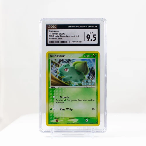 Pokemon Bulbasaur Reverse Holo #46 EX Crystal Guardians 2006 CGC 9.5 POP 2