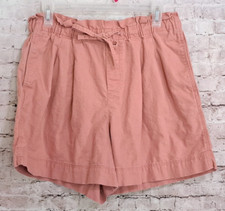 Uniqlo Pink Linen Blend Shorts Medium