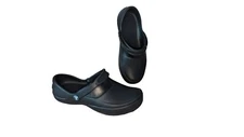 CROCS Mercy Work CLOG Shoe 10876~Women Sz 7~BLACK~Slip Resistant~NURSE Medical