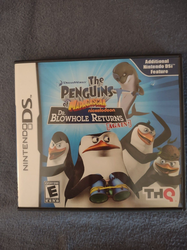 The Penguins of Madagascar Dreamworks Nintendo DS Game 2010 With Manual - Picture 2 of 4