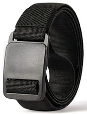 Mens Stretch Web Belt, Mens Casual Belt for Jeans,Golf or the Hiking, Width 1.5"
