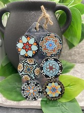 6 PC 1" 25mm Mosaic Refrigerator Classroom Board Magnet Set New Free Ship 5