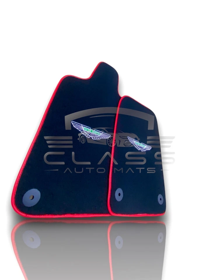 Custom Fİt Carpet Floor Mats For Aston Martin DB11 RAPİDE VANQUİSH VANTAGE 4 Pcs - Image 2 of 4