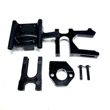 Arrma Big Rock 6s BLX Sliding Aluminum Motor Mount Set  Center Diff Mount