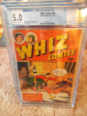 whiz comics 65 cgc 5.0