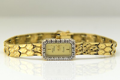 Vintage 14K Yellow Gold Michael Anthony Quartz Wrist Watch  display picture 1