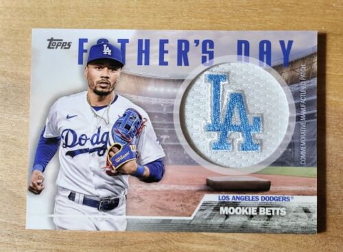 2023 Topps Series 2 #FD-mb Fathers Day Jersey Patch Dodgers Mookie Betts