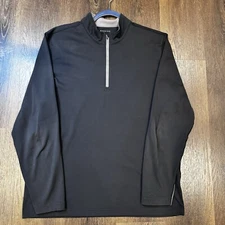 Men’s Dunning Golf Quarter Zip Sweater Size XL  Dark Gray Golfing