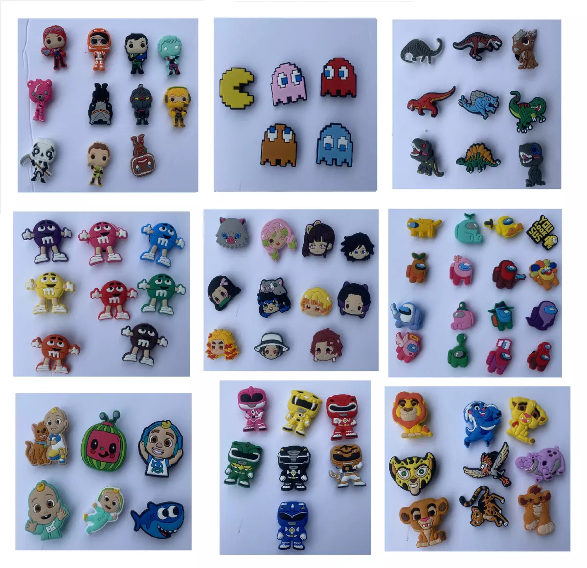 Cartoon Shoe charms Compatible W Crocs Gifts for Kids Adults Friends Gifts