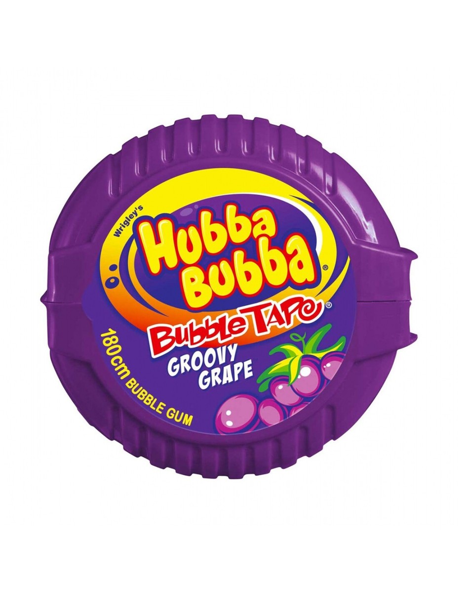 Wrigley Hubba Bubba Bubble Tape Grape x 12 Australia