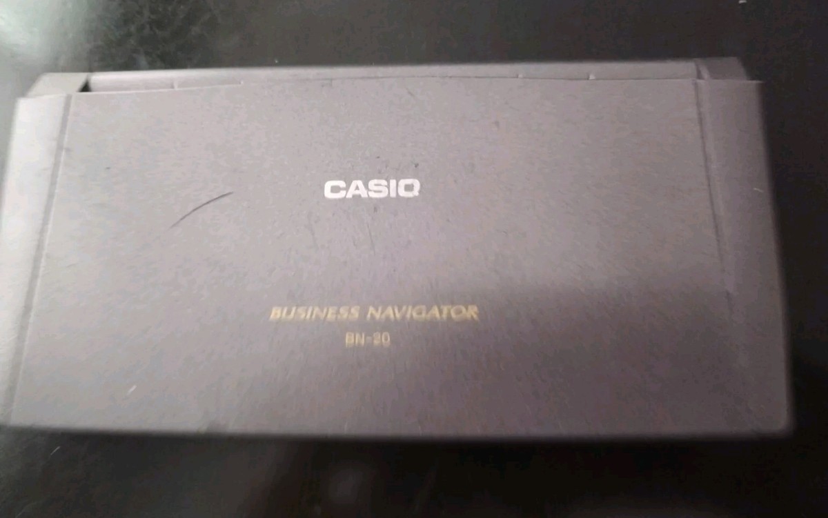 Casio BN-20 Business Navigator PDA - Ordinateur De Poche Vintage Retro
