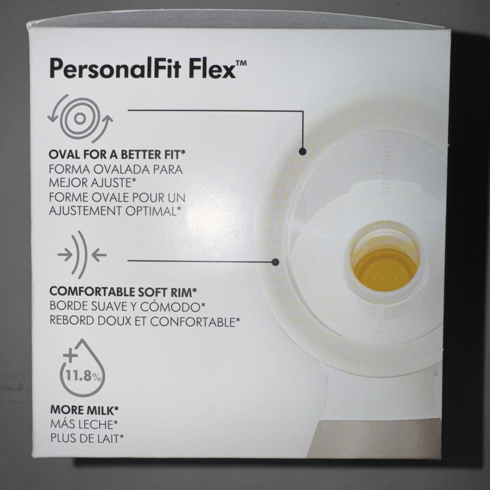 3 Boxes Medela Personal Fit Flex Breast Shields 24 mm  Each Box Has 2 Inside.