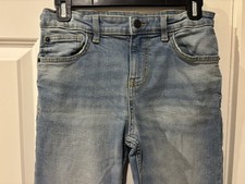 Cat Jack Jeans Boys 12 Blue Recto Straight Leg Stretch Adjustable