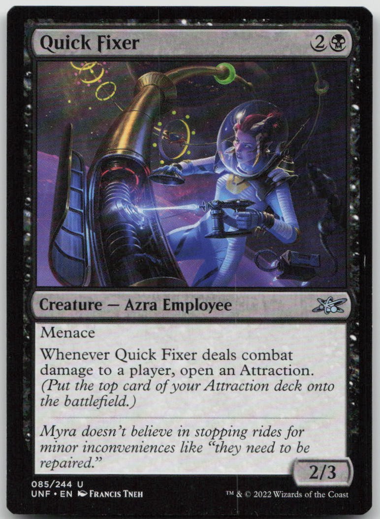 Quick Fixer #85 Uncommon Unfinity Magic: The Gathering Warped