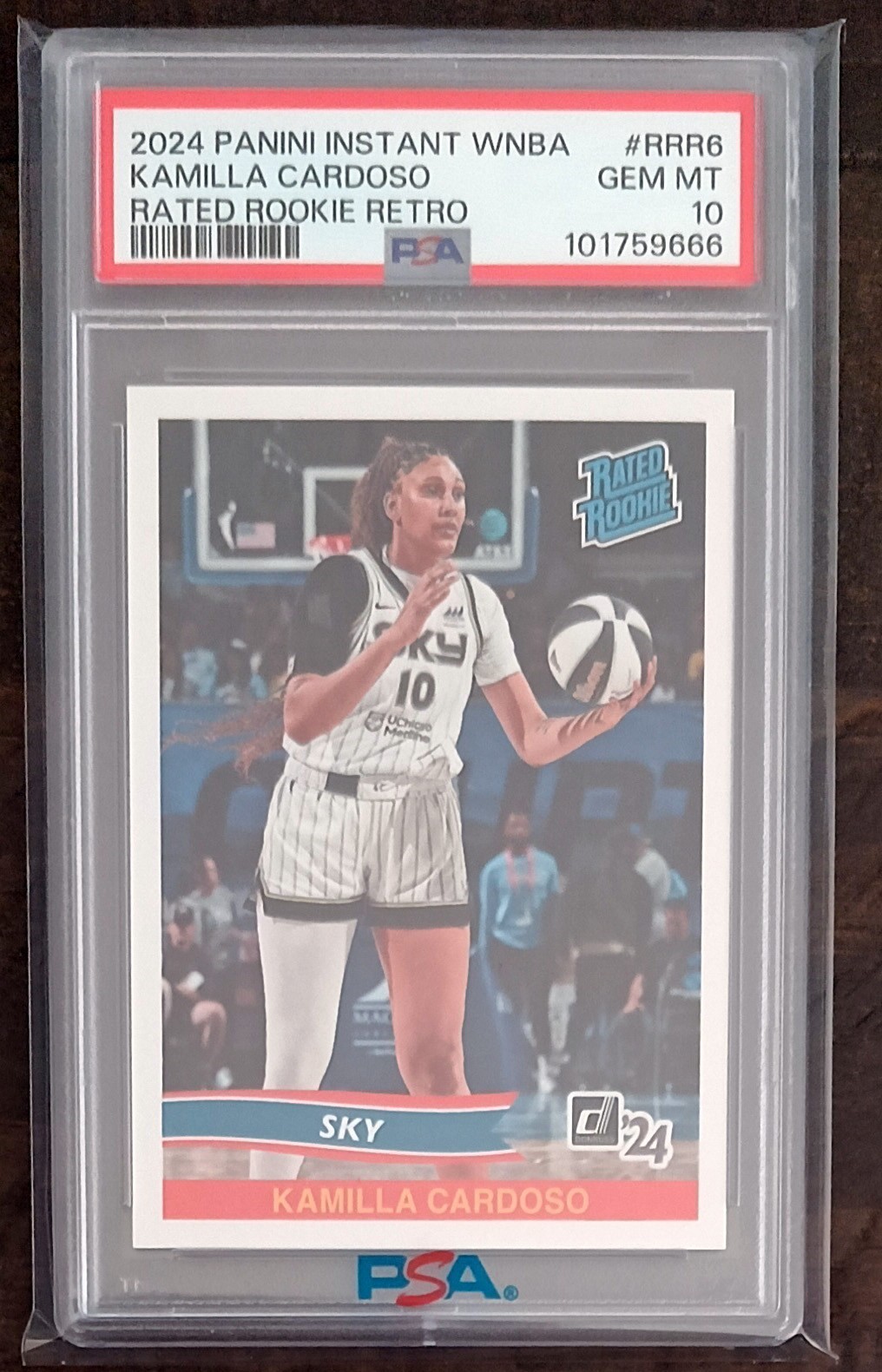 2024 Panini Instant WNBA Retro Rated Rookie 💎ALL PSA 10💎 14 Card Set view 7