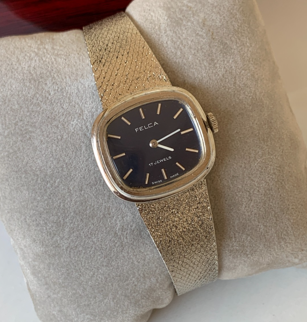 ヴィンテージ　FELCA　フェルカ　スイス　手巻き　レディース　ウォッチ FELCA - Swiss Made Mechanical Wind up Bracelet Women's Watch