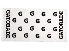 Gatorade White/Black Logo Cotton Gym Towel Rectangle Unisex Gym  Training