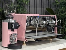 VICTORIA ARDUINO EAGLE ONE 2 GROUP & MAHLKÖNIG E65 GRINDER CUSTOM PINK & GOLD