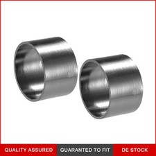 2X Motorrad Auspuff Rohr Dichtung 55mm OD Dichtung Schalld&auml;mpfer Stecker