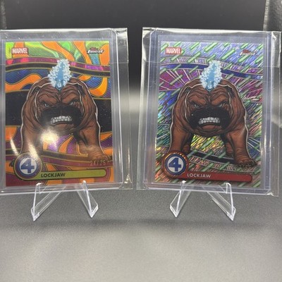 2026 Marvel Topps Finest Fantastic Four (2) Lockjaw /65 & /25