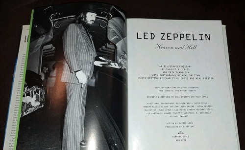 Led Zeppelin: Heaven And Hell- Illustrated History- Hardcover- Dust Jacket- - Imagen 11 de 17
