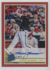 2019 Donruss Optic Rated Rookie Signatures Red Prizm 29/50 Kevin Kramer Auto 2a9