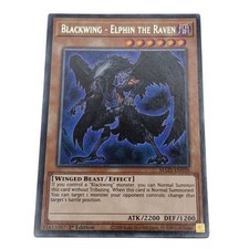 Yu-Gi-Oh! Maze of Memories Blackwing - Elphin The Raven MAZE-EN038 Dark Card (4)